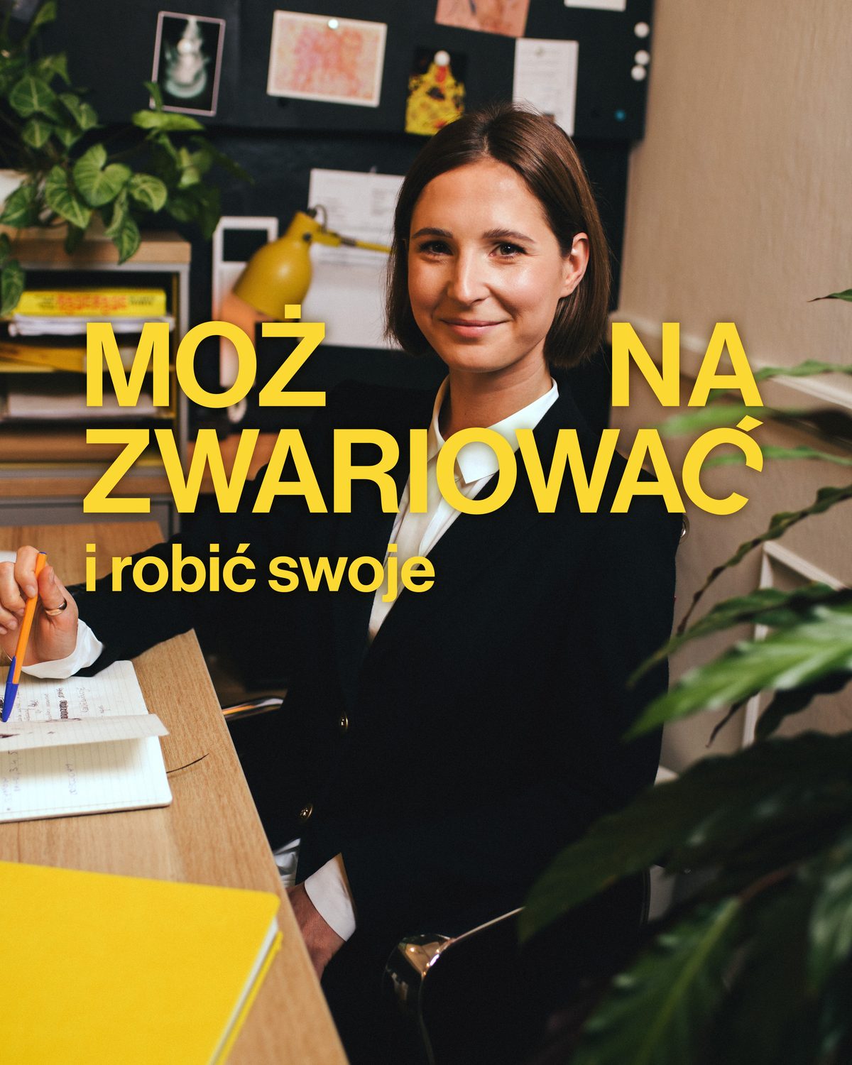 Plakat kampanii Można Zwariować